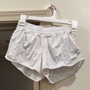 Lululemon Athletica White Athletic Shorts